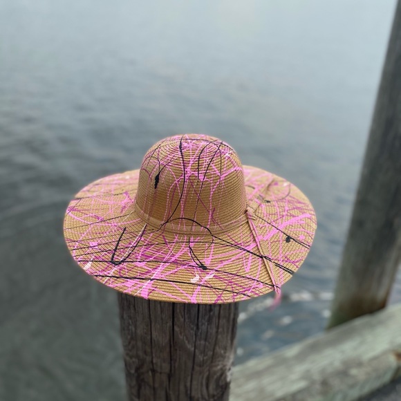 Custom painted sun hat main image 2